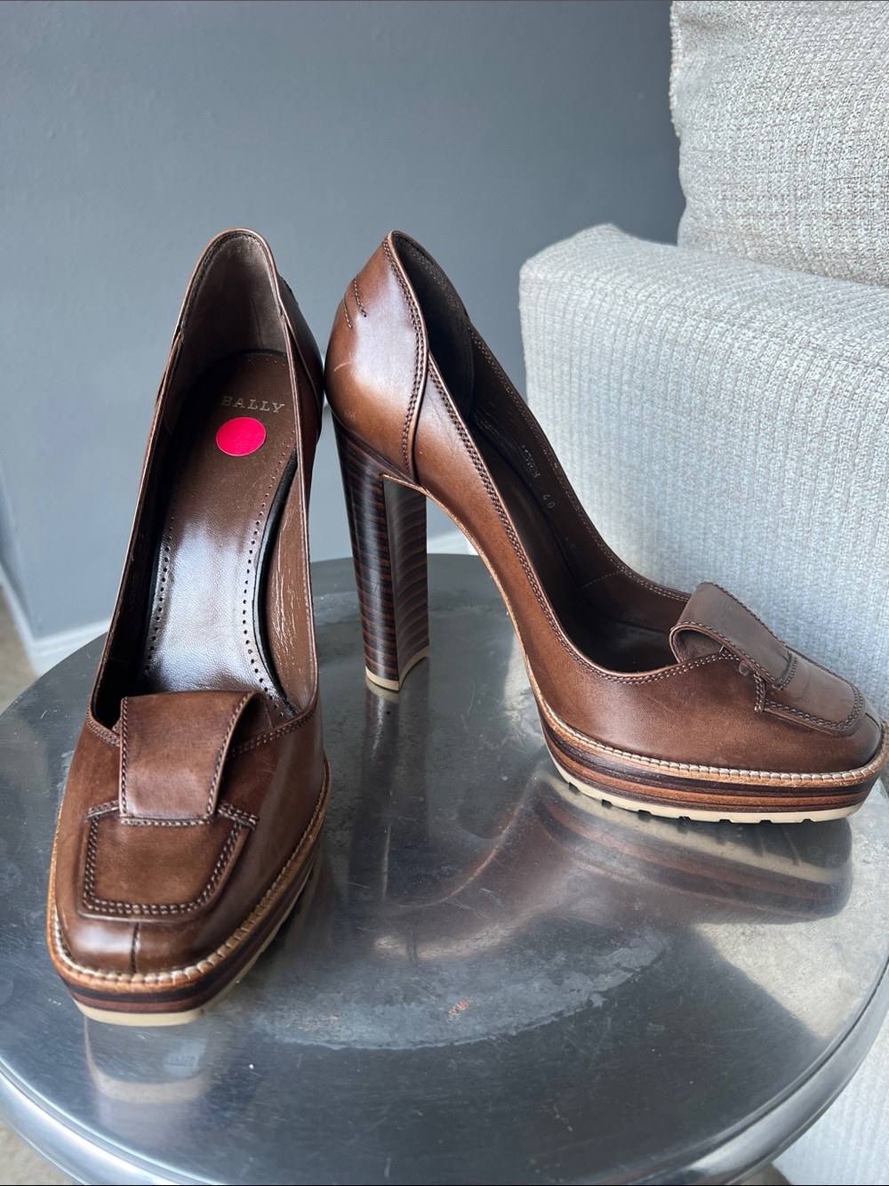 Bally Lewes Loafer-Style Heels